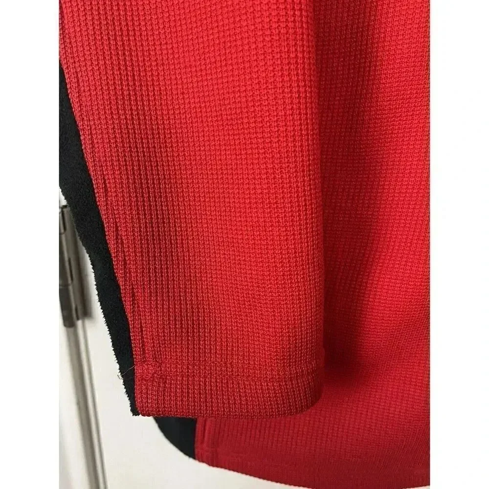 Spyder Athletic  Youth‎ Kids Size XL (l8) Black Red  Full Zip Pockets Fleece